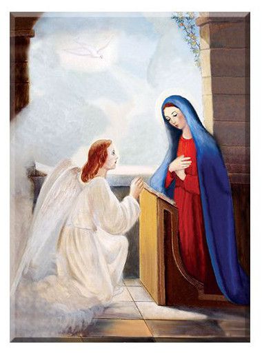 Zwiastowanie Najświętszej Maryi Pannie - 01 - Obraz biblijny